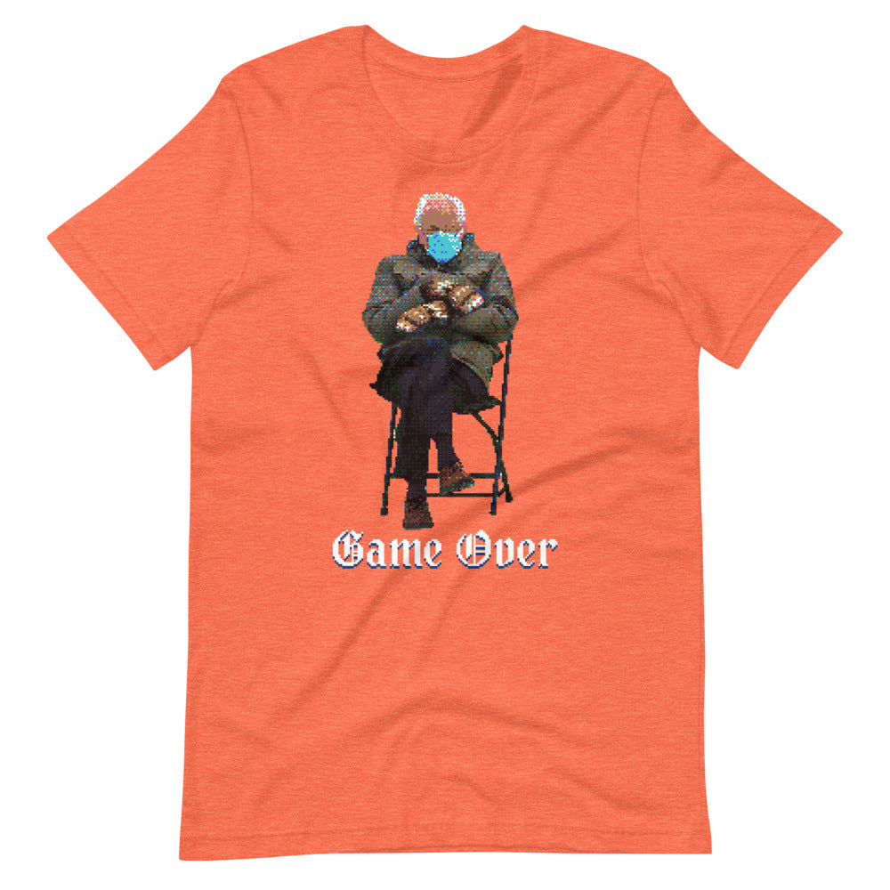 Bernie Sanders Game Over 8-Bit Pixel Art T-Shirt