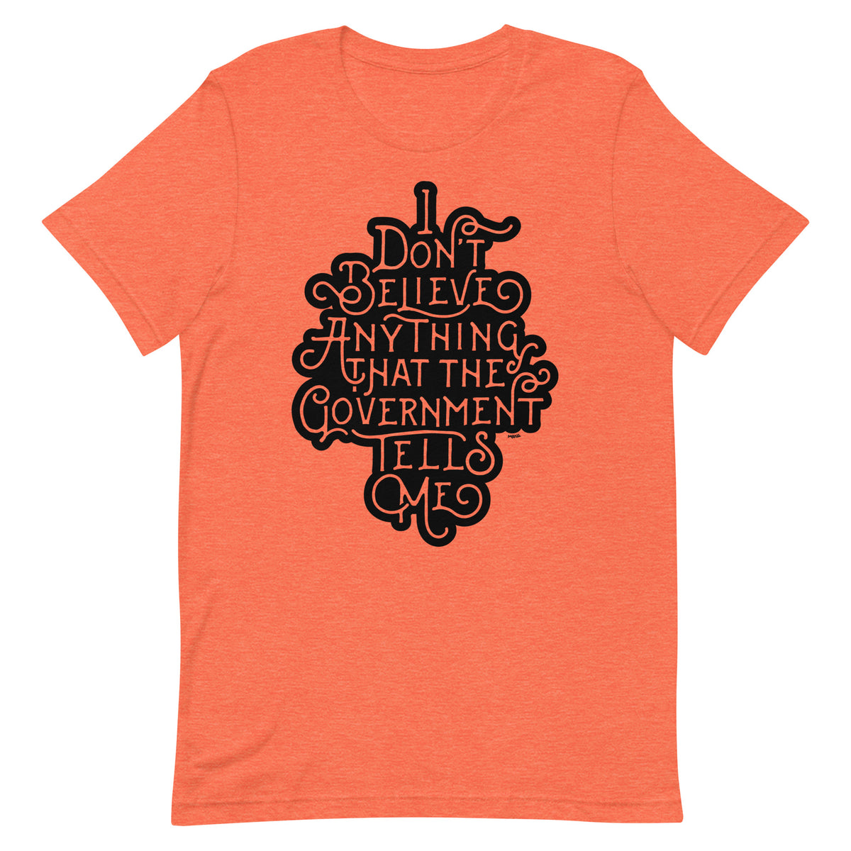 I Don&#39;t Believe Anything That the Government Tells Me Graphic T-Shirt