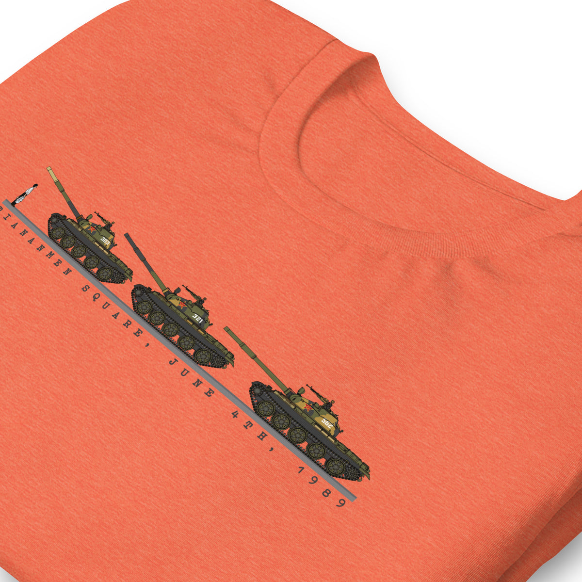 Tiananmen Tank Man 33rd Anniversary T-Shirt