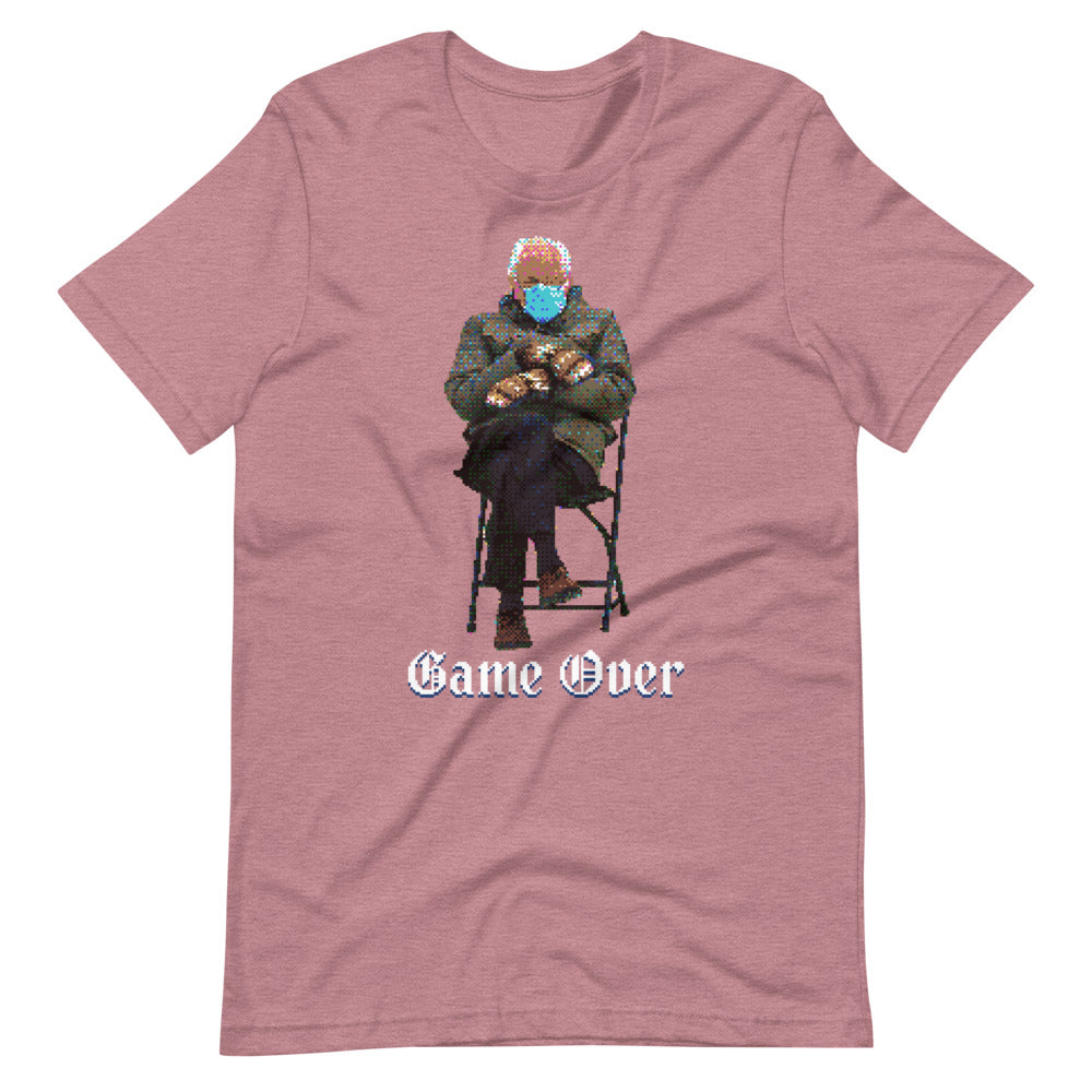 Bernie Sanders Game Over 8-Bit Pixel Art T-Shirt