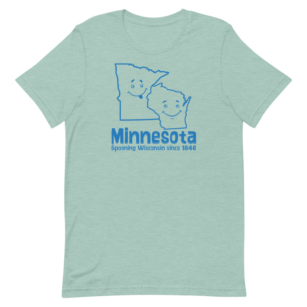 Minnesota Spooning Wisconsin Short-Sleeve Unisex T-Shirt