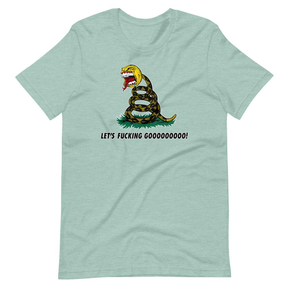 Let's Fucking Goooo Gadsden Short-Sleeve Unisex T-Shirt