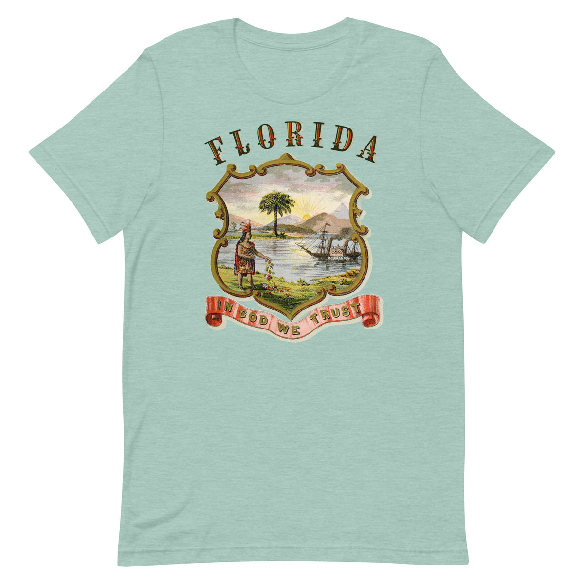 Vintage Florida State Seal Graphic T-Shirt