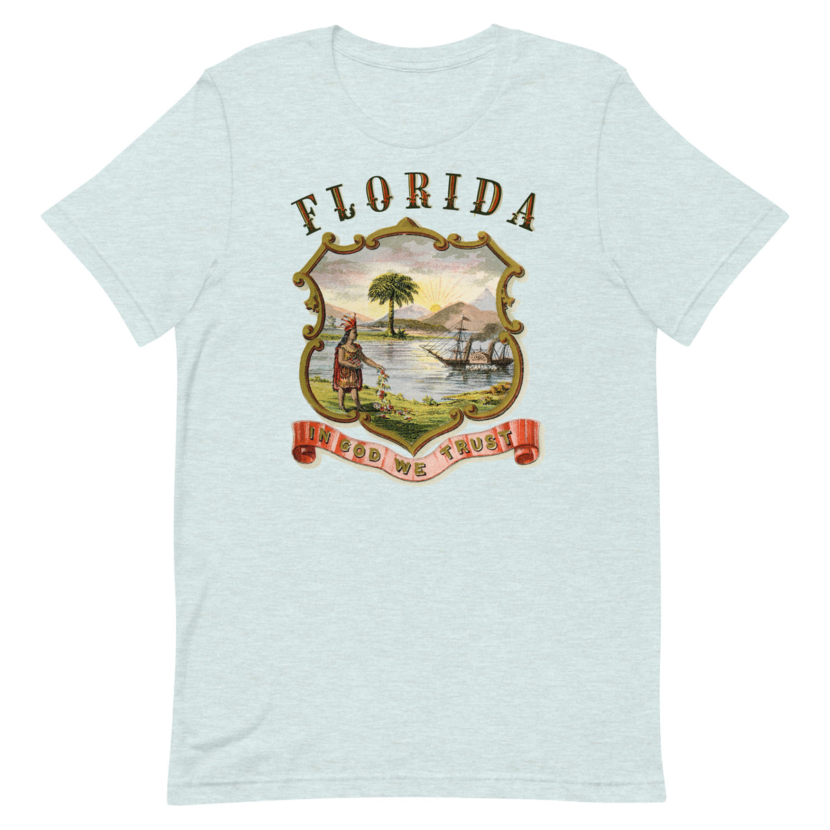 Vintage Florida State Seal Graphic T-Shirt