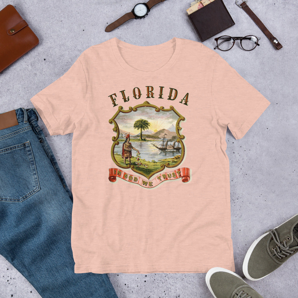 Vintage Florida State Seal Graphic T-Shirt