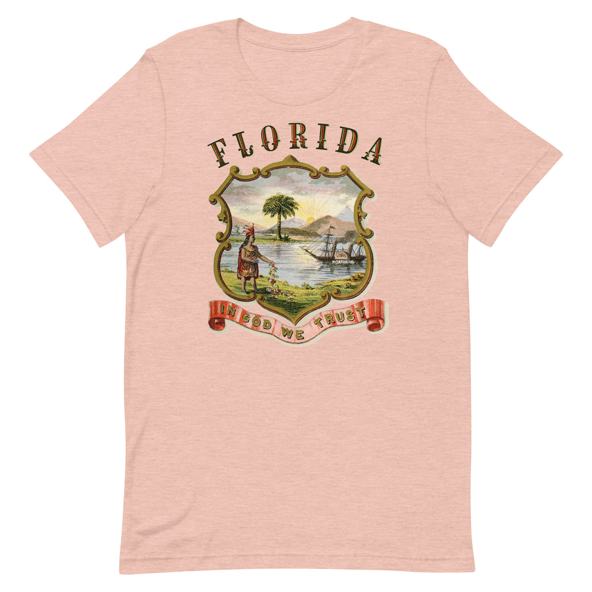 Vintage Florida State Seal Graphic T-Shirt