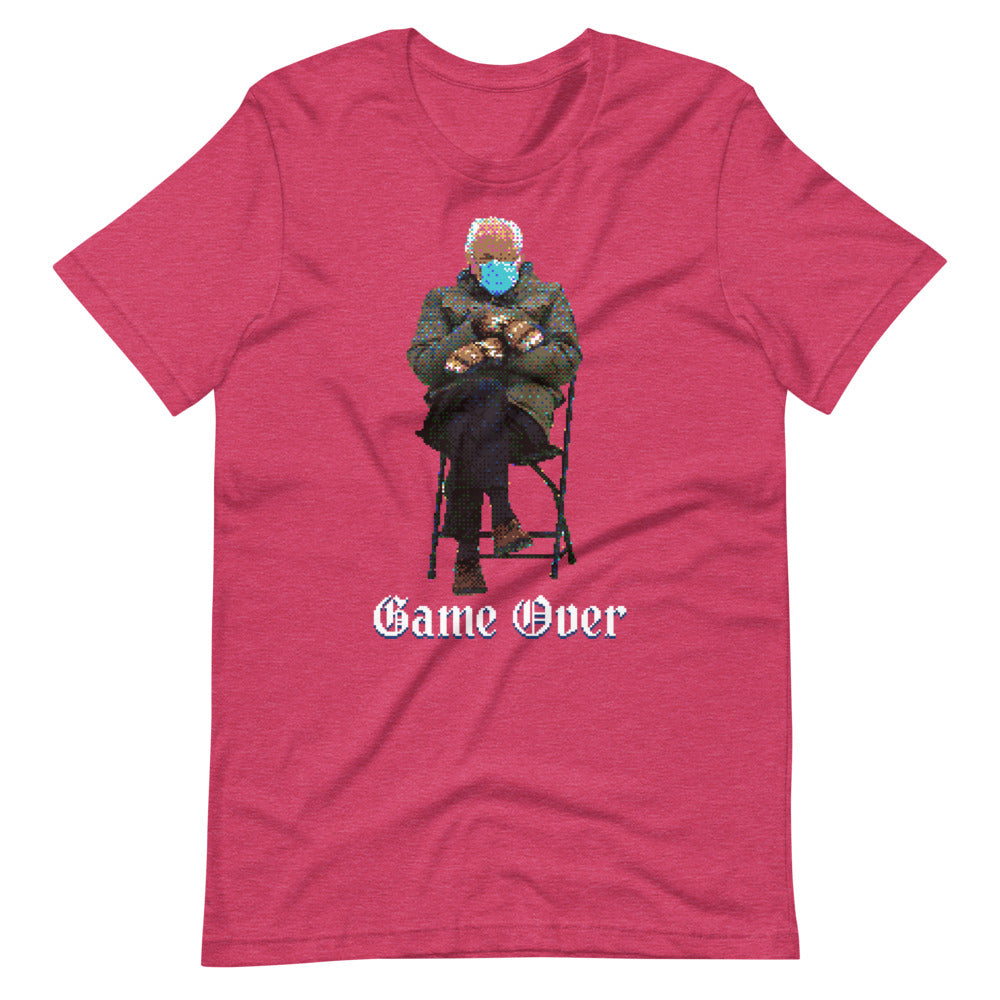 Bernie Sanders Game Over 8-Bit Pixel Art T-Shirt