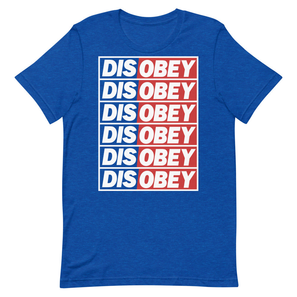 Disobey Stacked Short-Sleeve Unisex T-Shirt