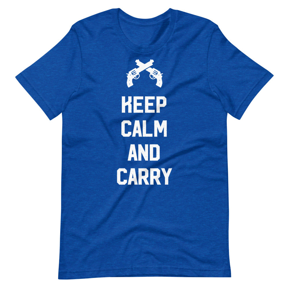 Keep Calm and Carry Short-Sleeve Unisex T-Shirt