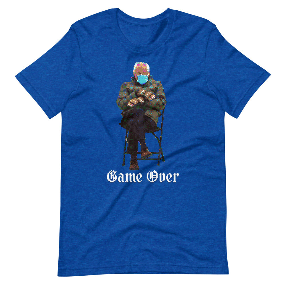 Bernie Sanders Game Over 8-Bit Pixel Art T-Shirt