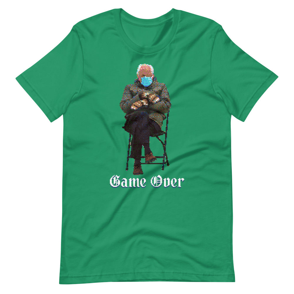 Bernie Sanders Game Over 8-Bit Pixel Art T-Shirt
