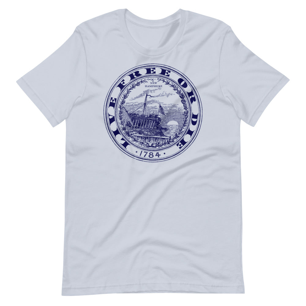 Live Free or Die New Hampshire State Seal Graphic T-Shirt