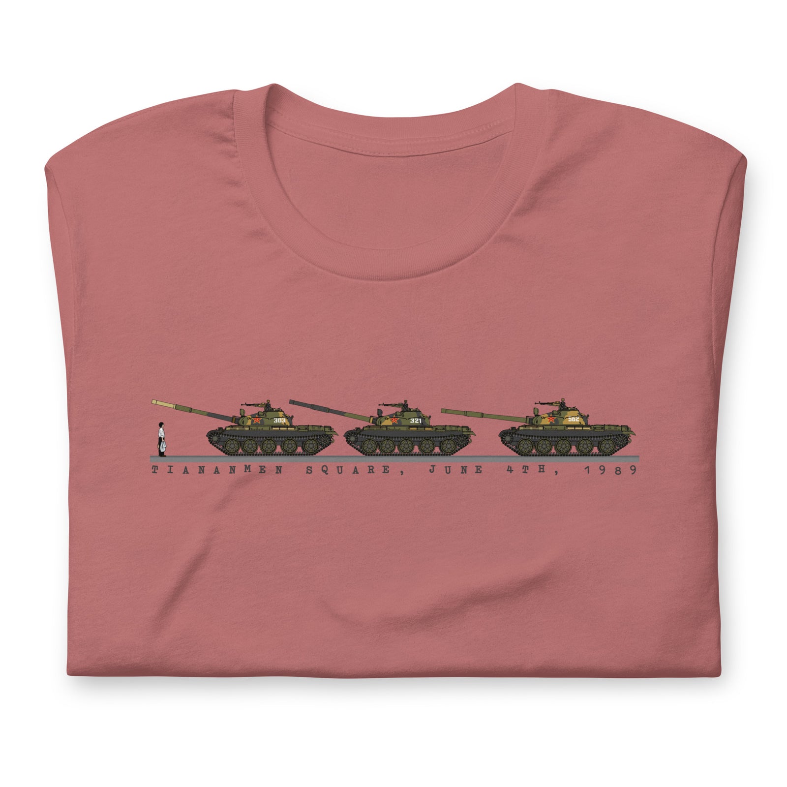 Tiananmen Tank Man 33rd Anniversary T-Shirt