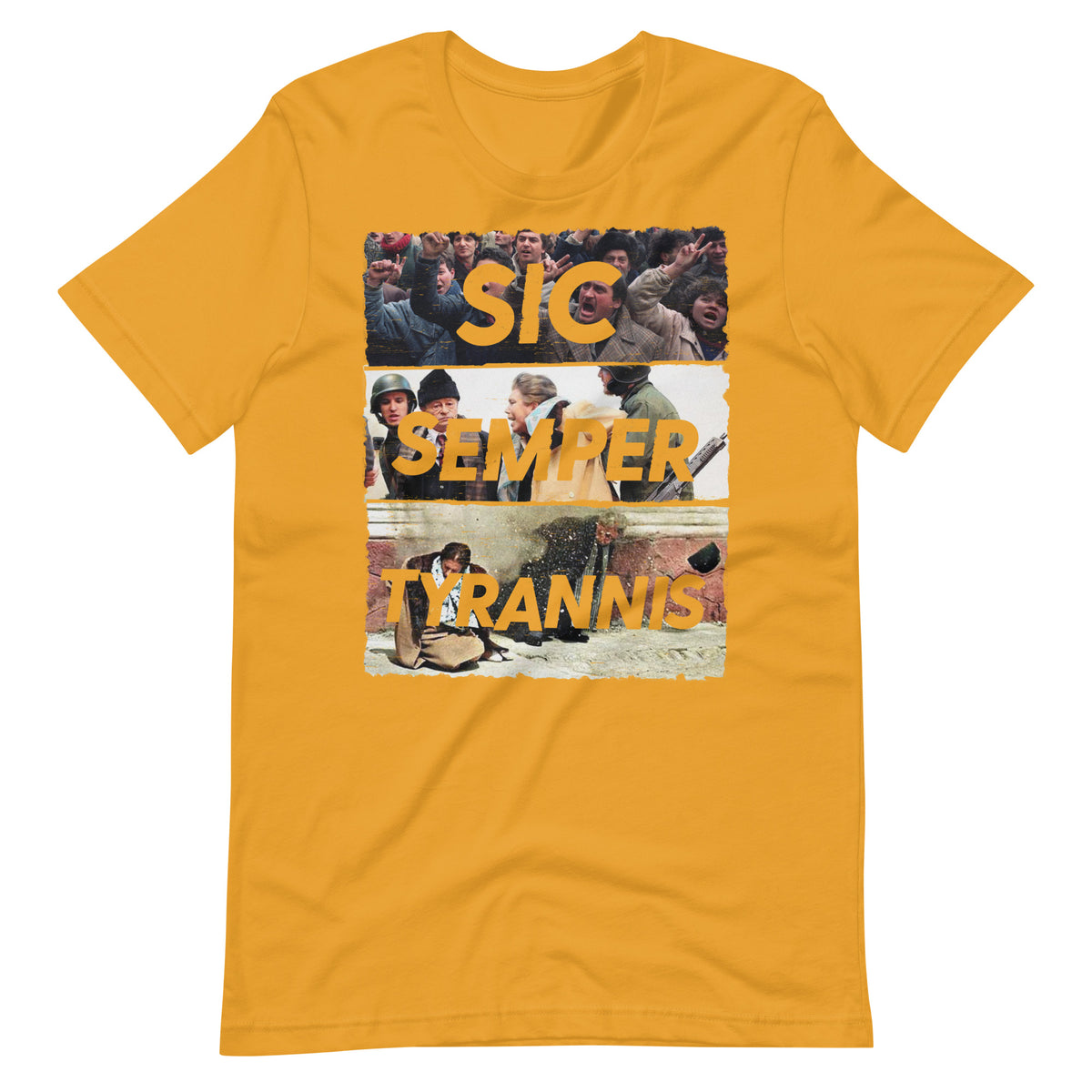 Sic Semper Tyrannis Ceausescu Unisex Graphic Tee