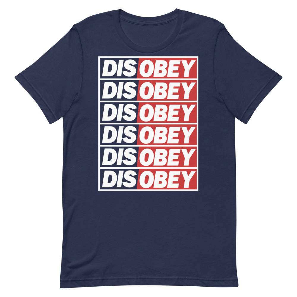 Disobey Stacked Short-Sleeve Unisex T-Shirt