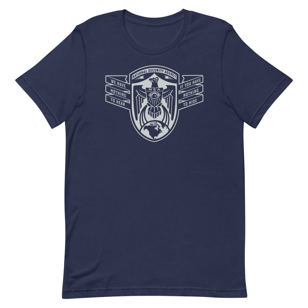 NSA Nothing To Hide Men's Tee