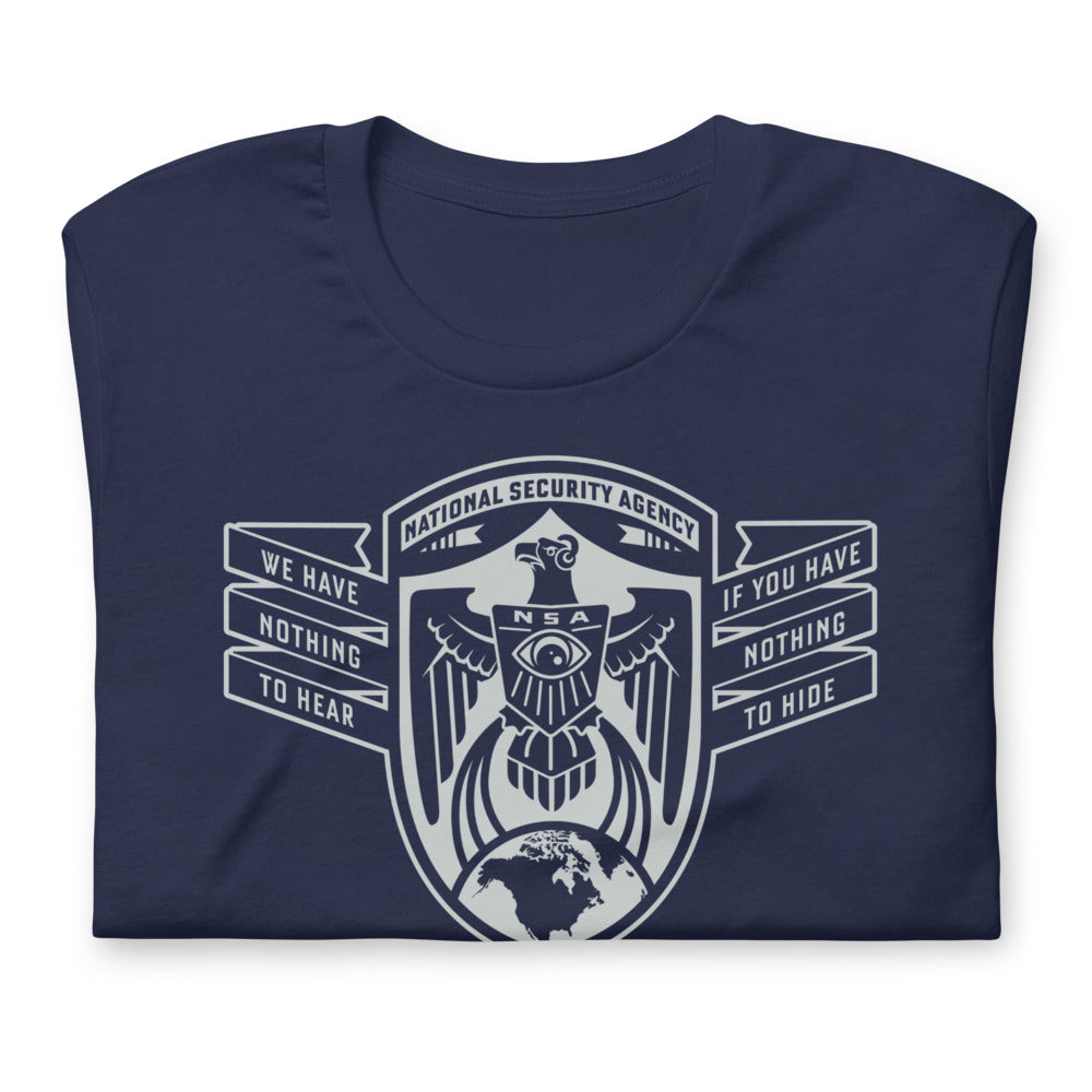 NSA Nothing To Hide Men&#39;s Tee