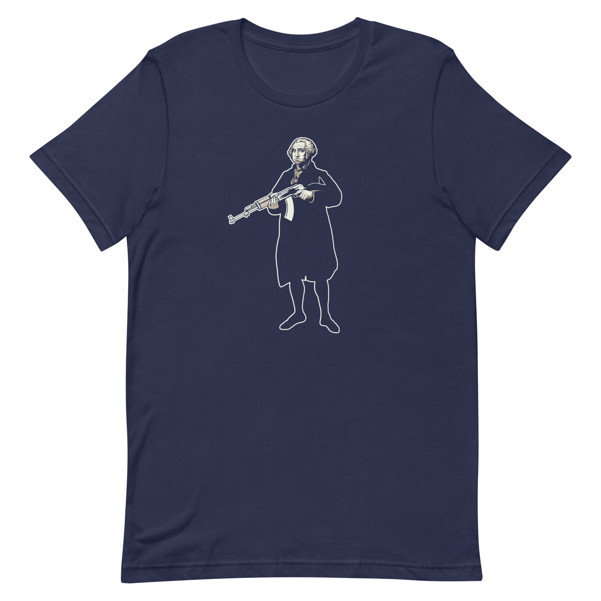 George Washington With an AK47 T-Shirt