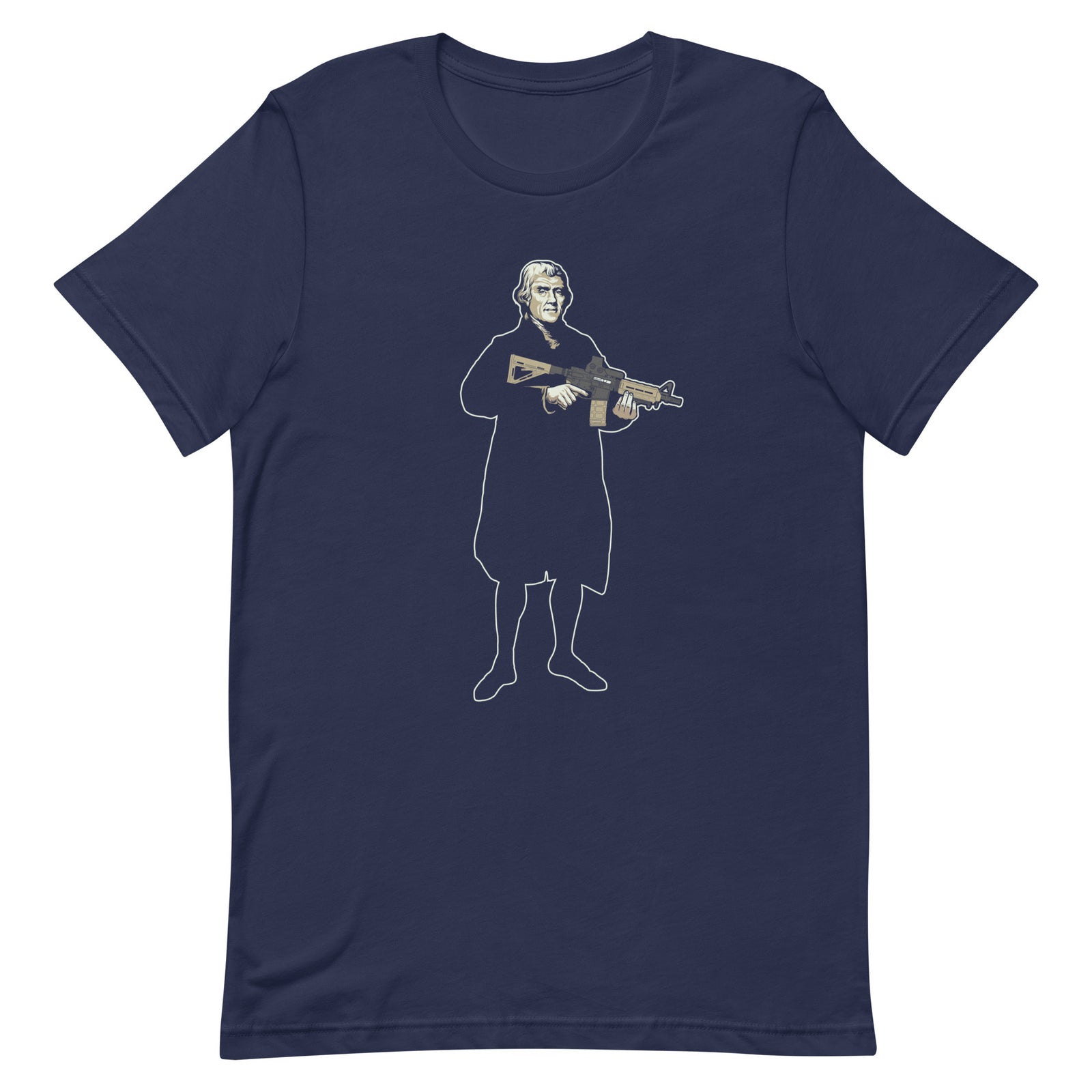 Thomas Jefferson With a Carbine T-Shirt