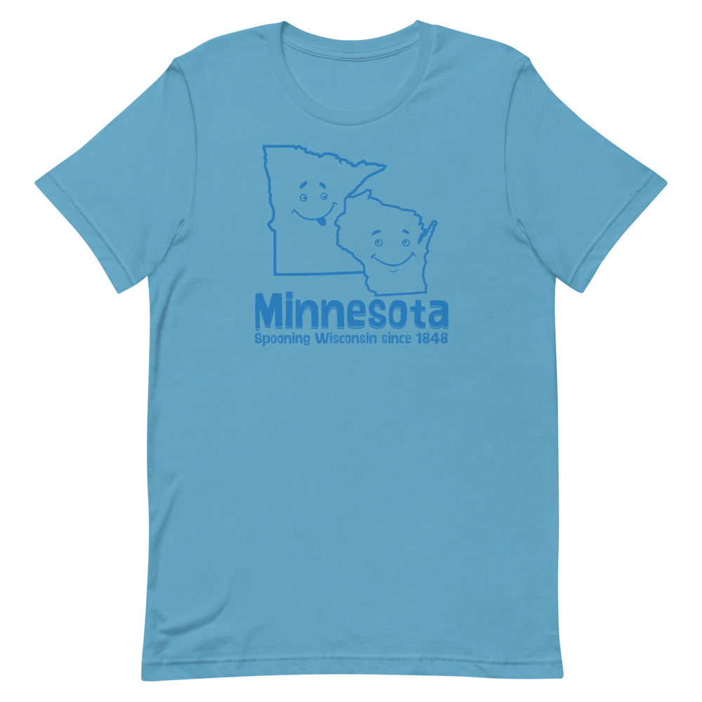 Minnesota Spooning Wisconsin Short-Sleeve Unisex T-Shirt