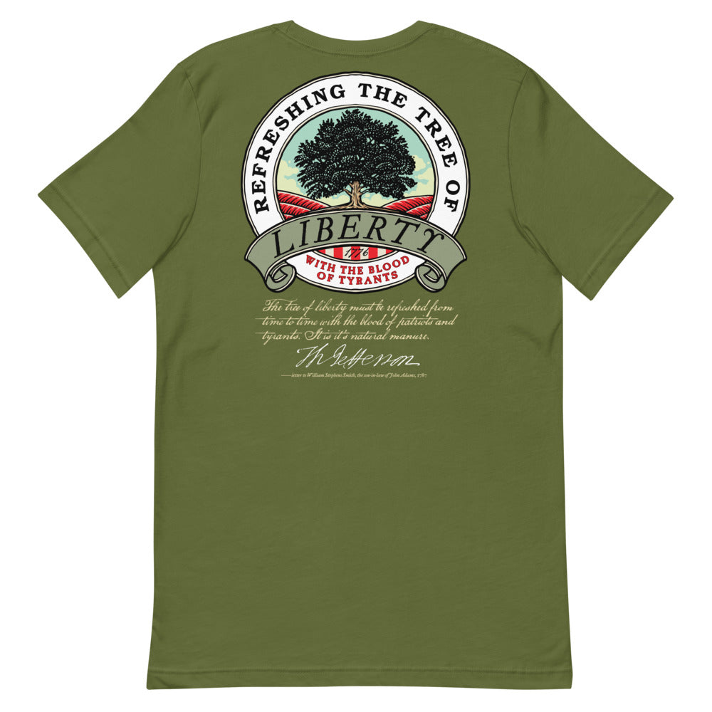 Refreshing the Tree of Liberty Thomas Jefferson T-Shirt