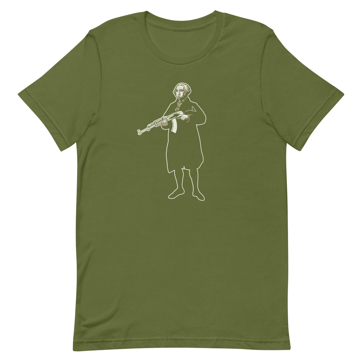 George Washington With an AK47 T-Shirt