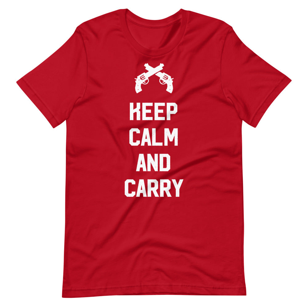 Keep Calm and Carry Short-Sleeve Unisex T-Shirt