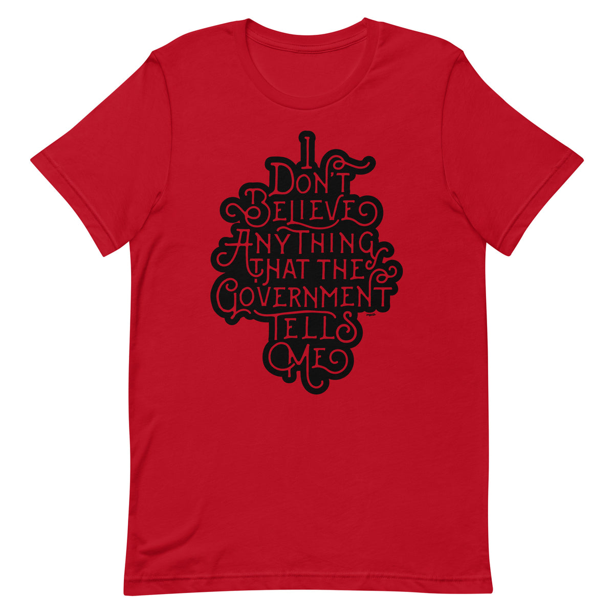 I Don&#39;t Believe Anything That the Government Tells Me Graphic T-Shirt