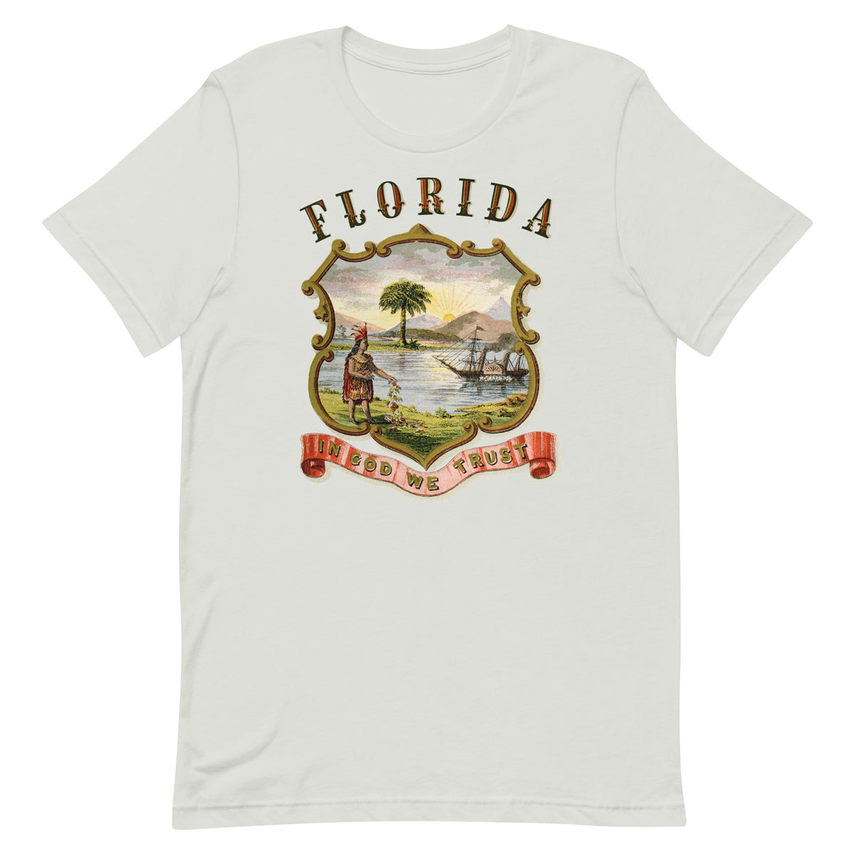 Vintage Florida State Seal Graphic T-Shirt