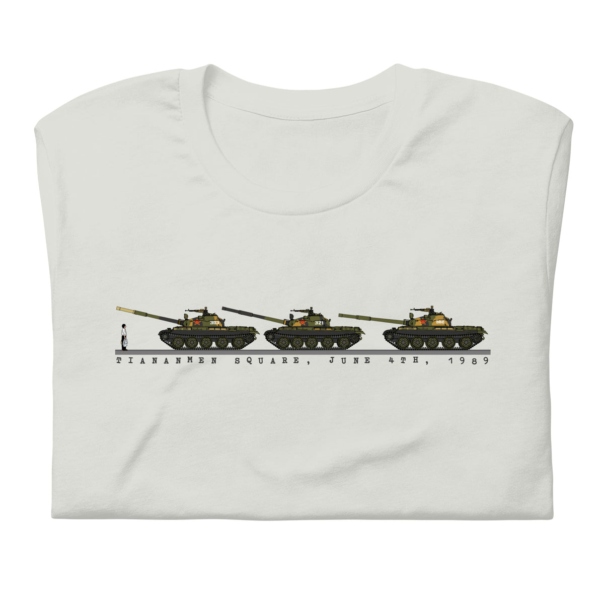 Tiananmen Tank Man 33rd Anniversary T-Shirt