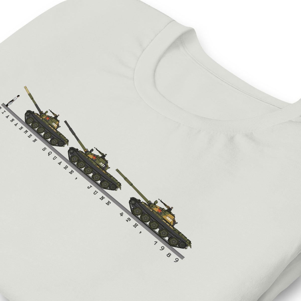 Tiananmen Tank Man 33rd Anniversary T-Shirt