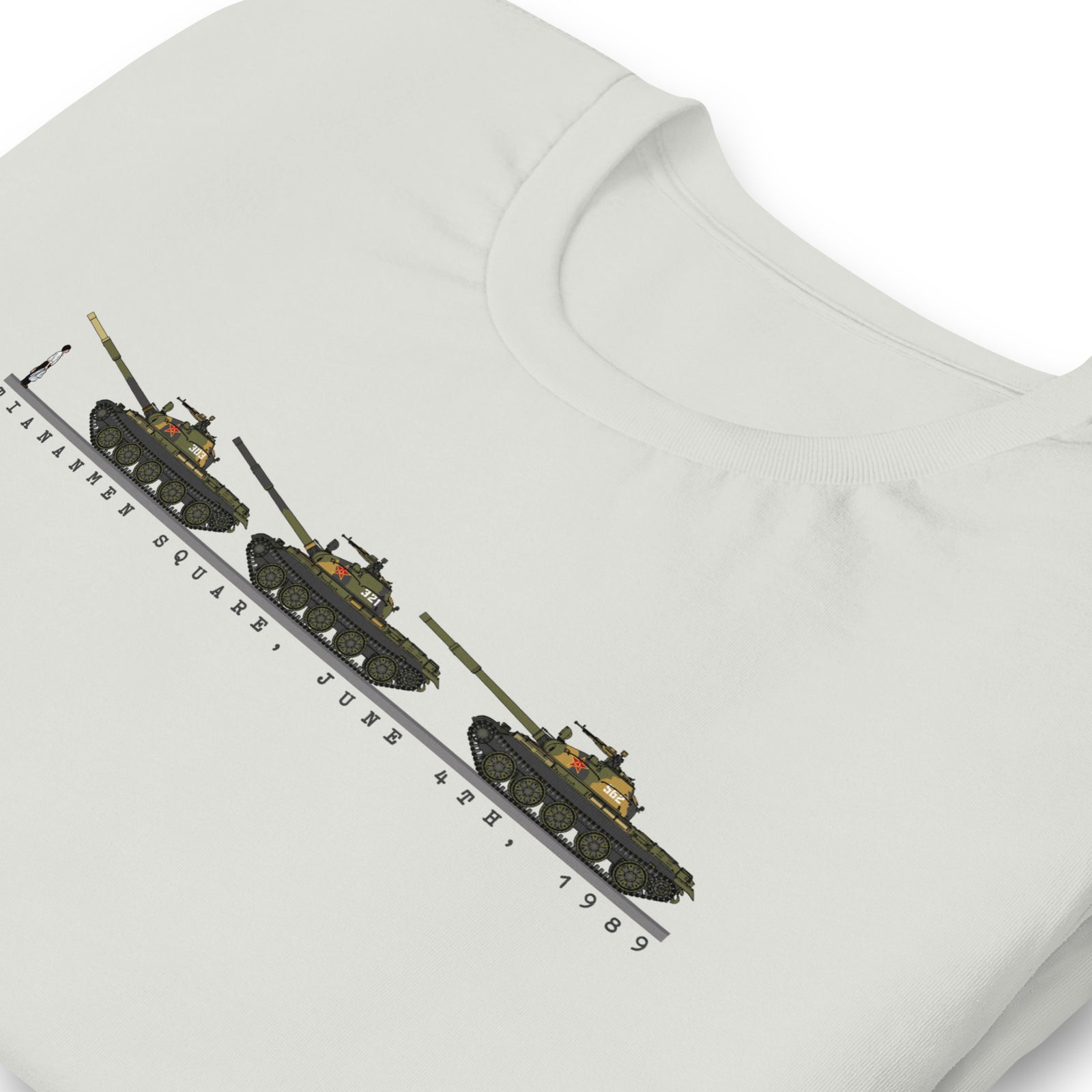 Tiananmen Tank Man 33rd Anniversary T-Shirt