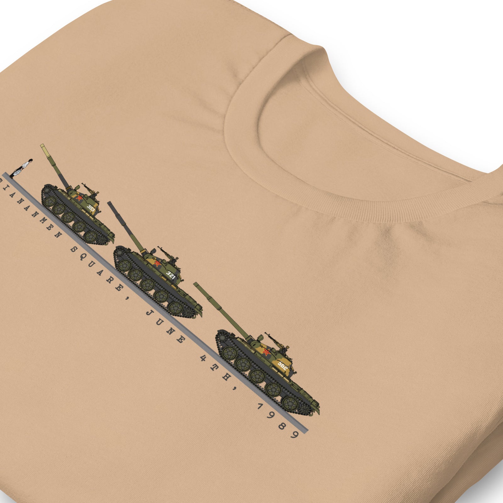 Tiananmen Tank Man 33rd Anniversary T-Shirt