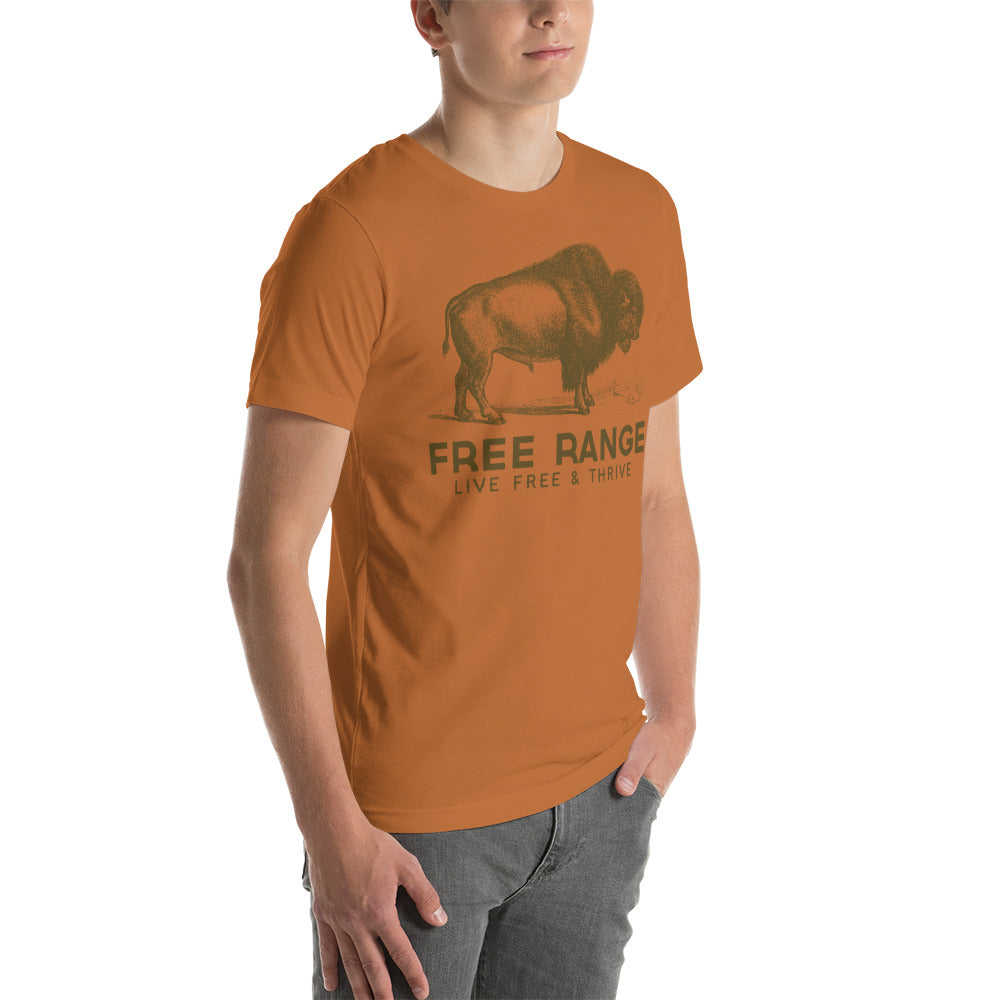 Free Range Live Free Graphic Tee