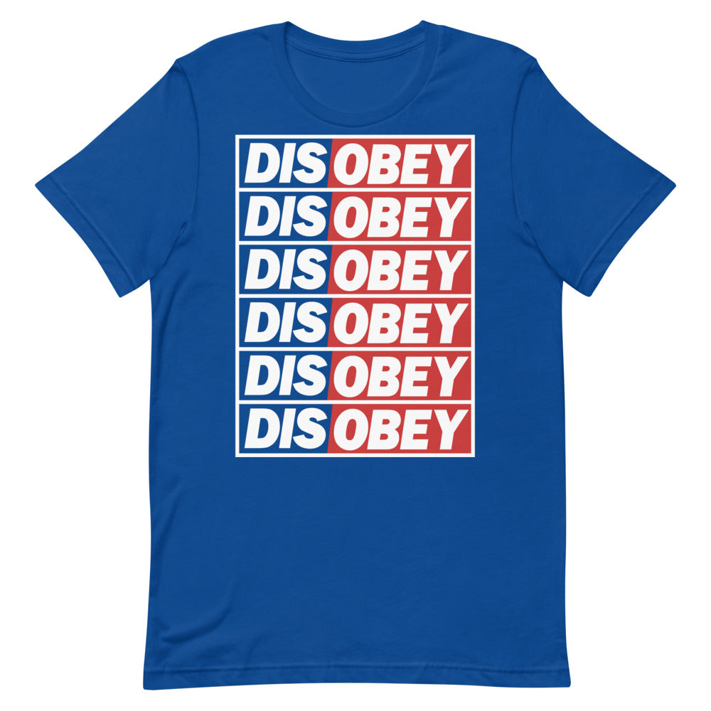 Disobey Stacked Short-Sleeve Unisex T-Shirt