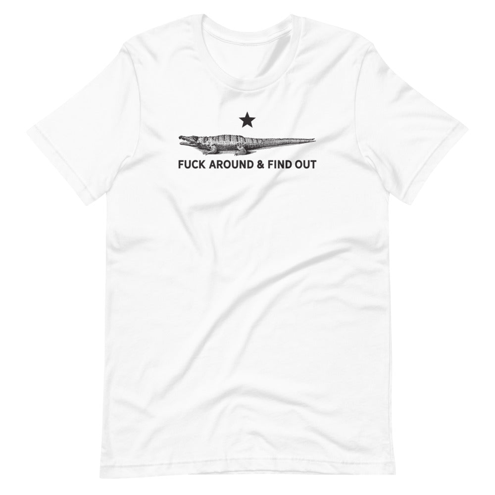 Crocodile Fuck Around And Find Out Short-Sleeve Unisex T-Shirt