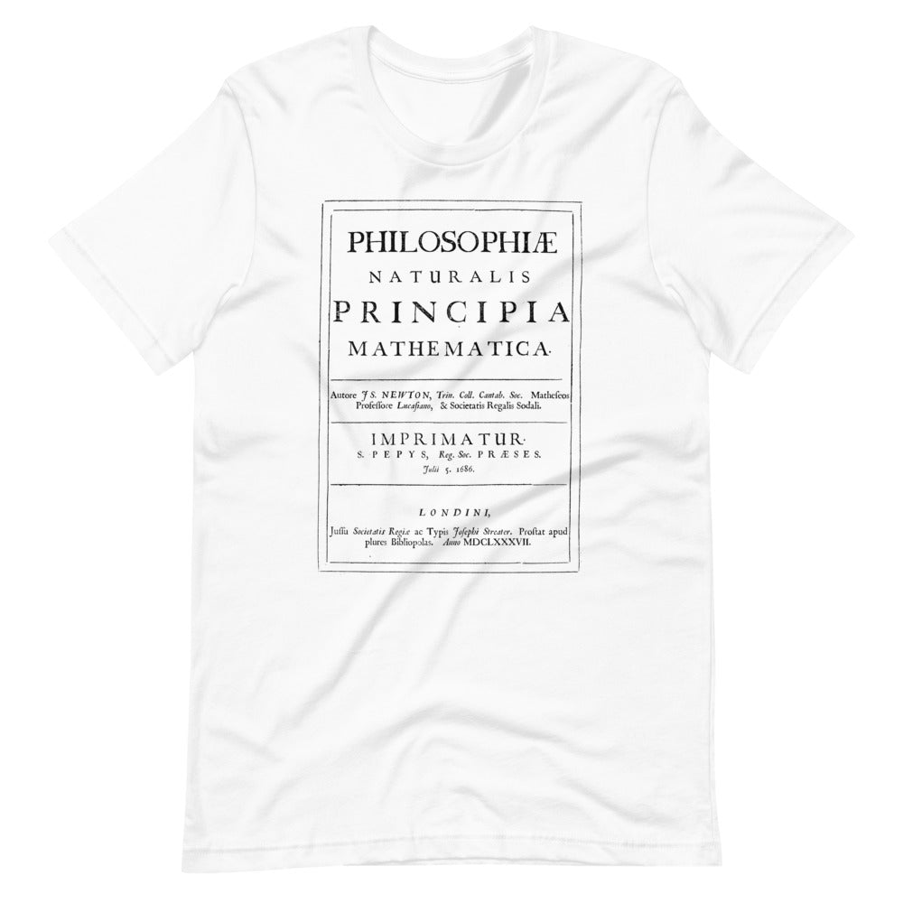 Newton’s Principia Short-Sleeve Unisex T-Shirt
