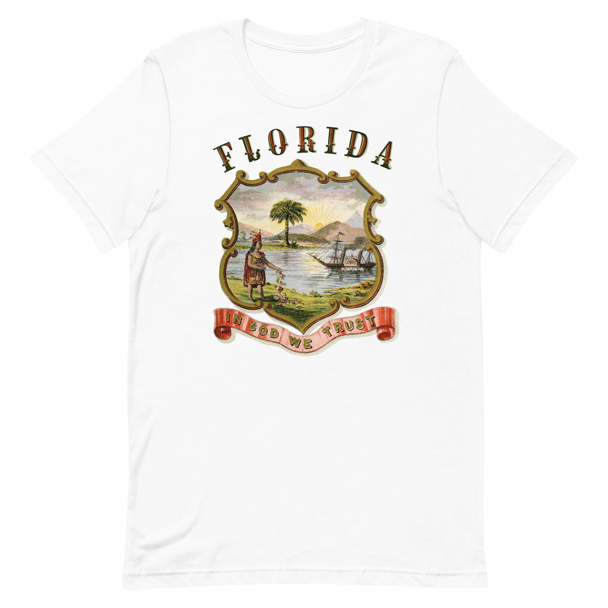 Vintage Florida State Seal Graphic T-Shirt