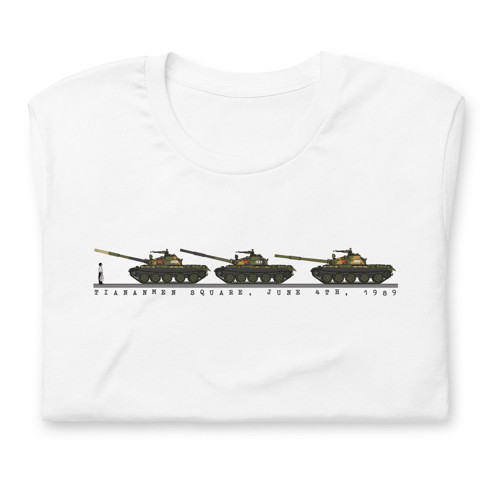 Tiananmen Tank Man 33rd Anniversary T-Shirt