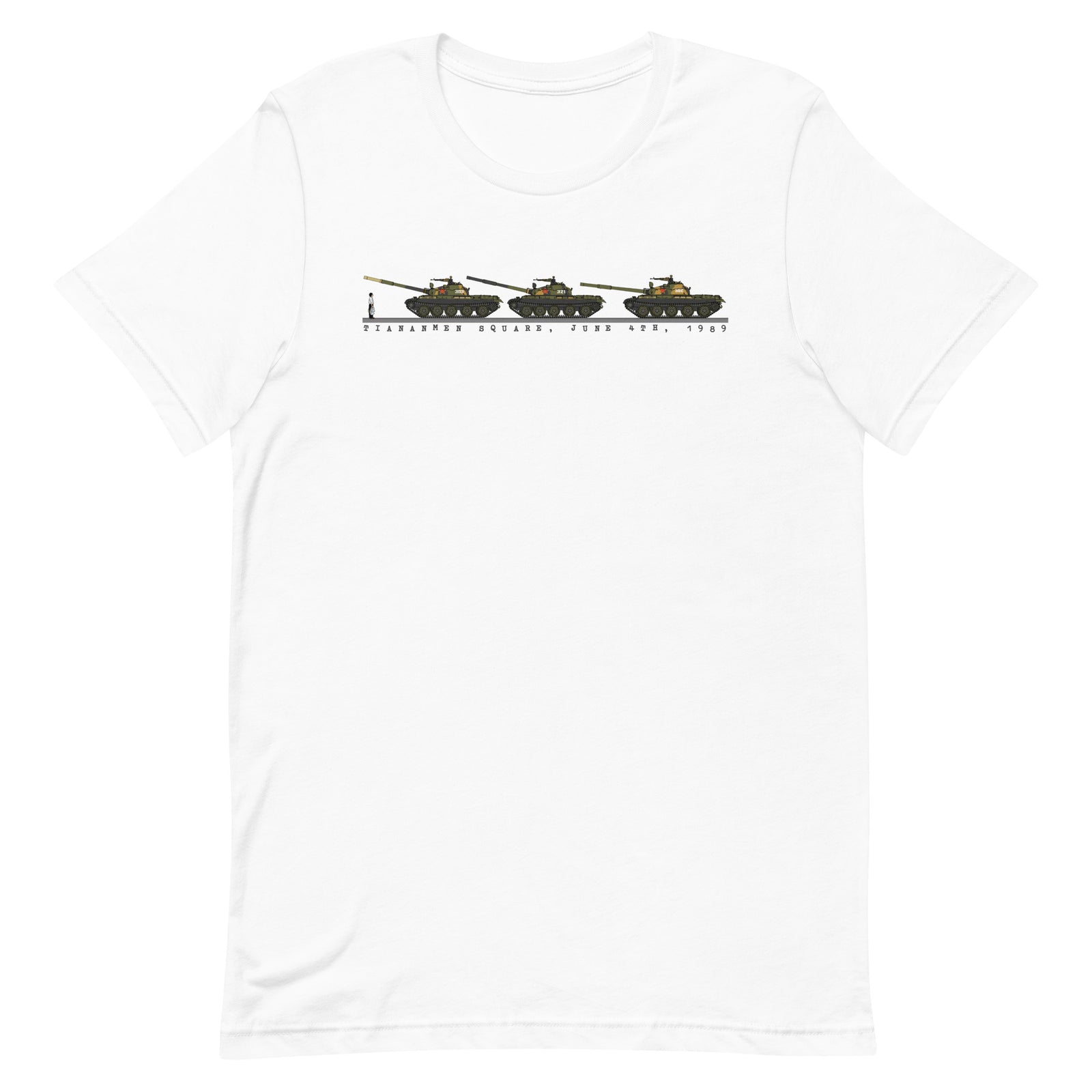 Tiananmen Tank Man 33rd Anniversary T-Shirt