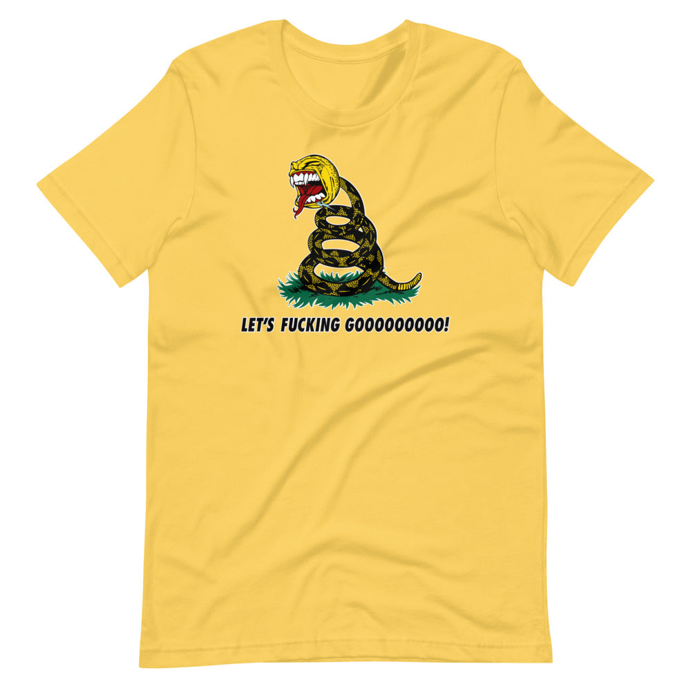 Let&#39;s Fucking Goooo Gadsden Short-Sleeve Unisex T-Shirt