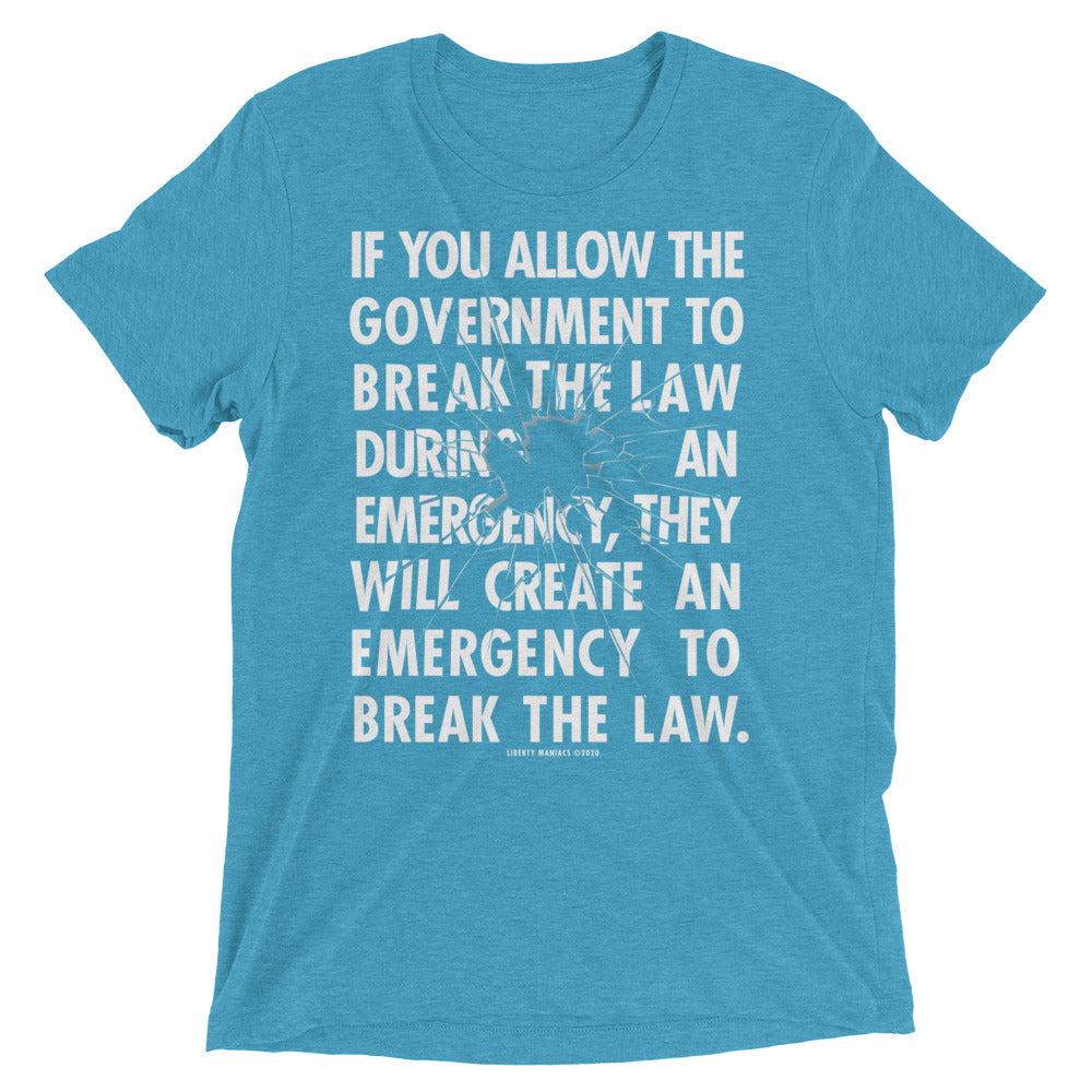 Government Emergency Tri-Blend Unisex T-Shirt