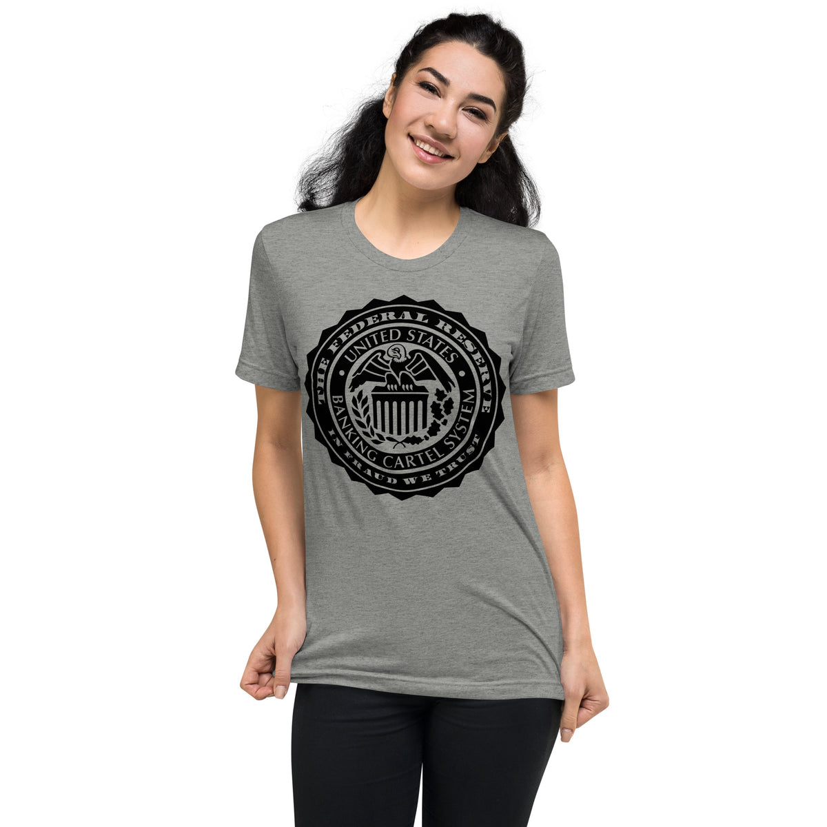 Federal Reserve Vulture Seal Tri-Blend Track Shirt