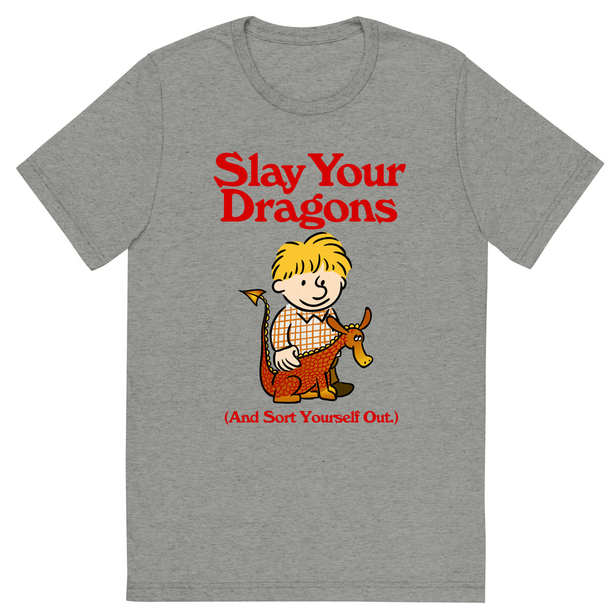 Slay Your Dragons Tri-Blend Track Shirt