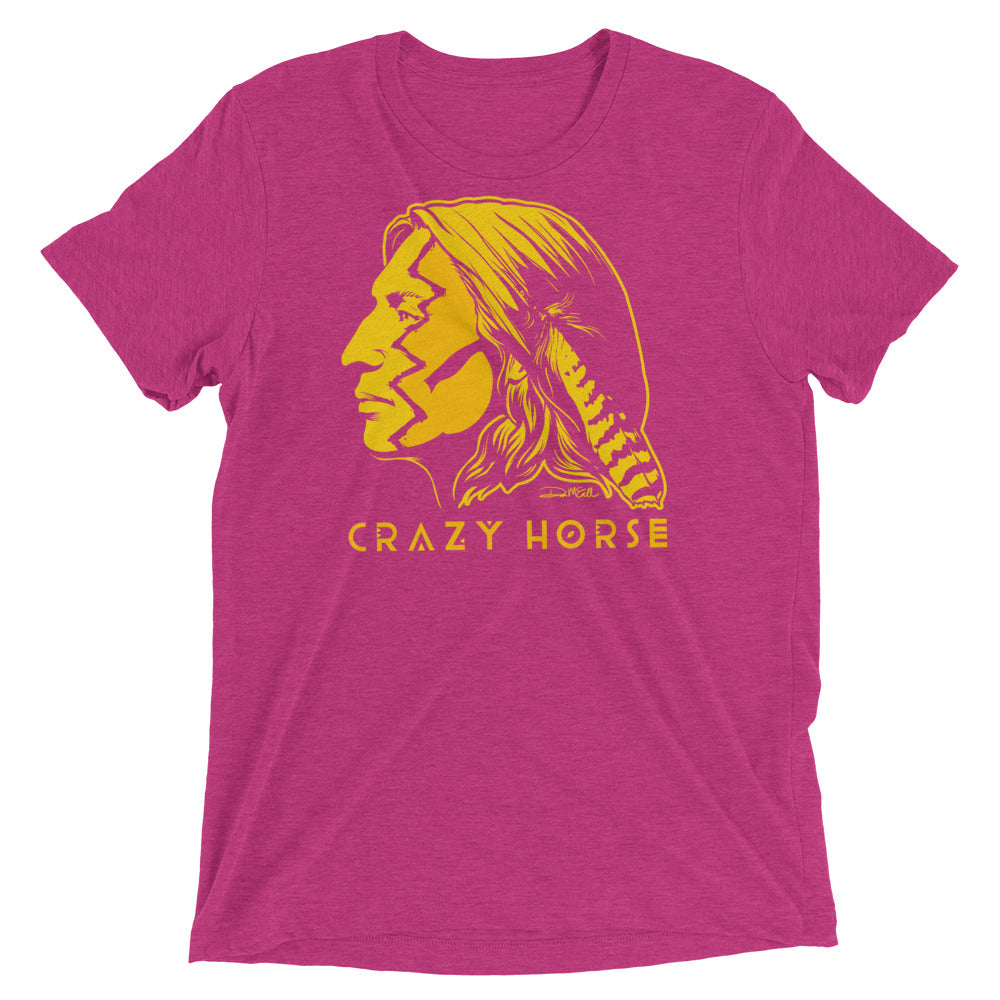 Crazy Horse War Paint Tri-Blend Graphic T-Shirt
