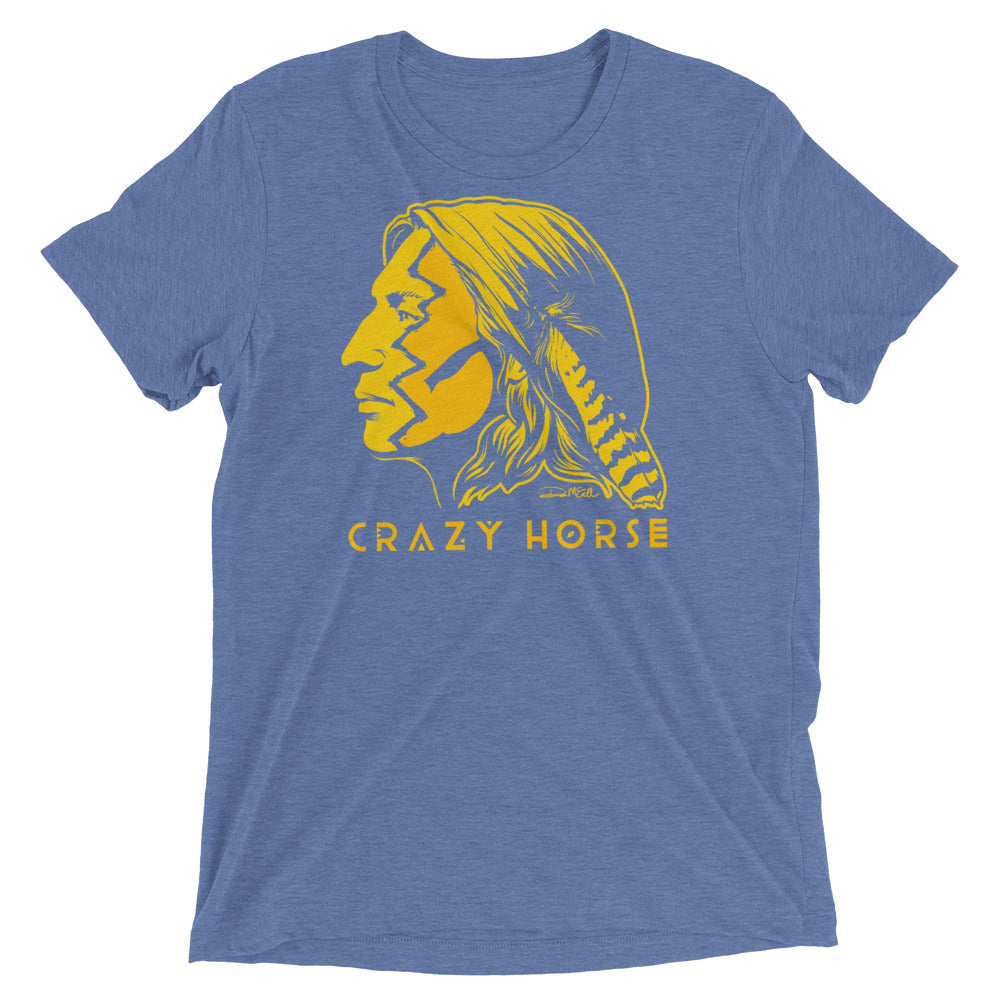 Crazy Horse War Paint Tri-Blend Graphic T-Shirt