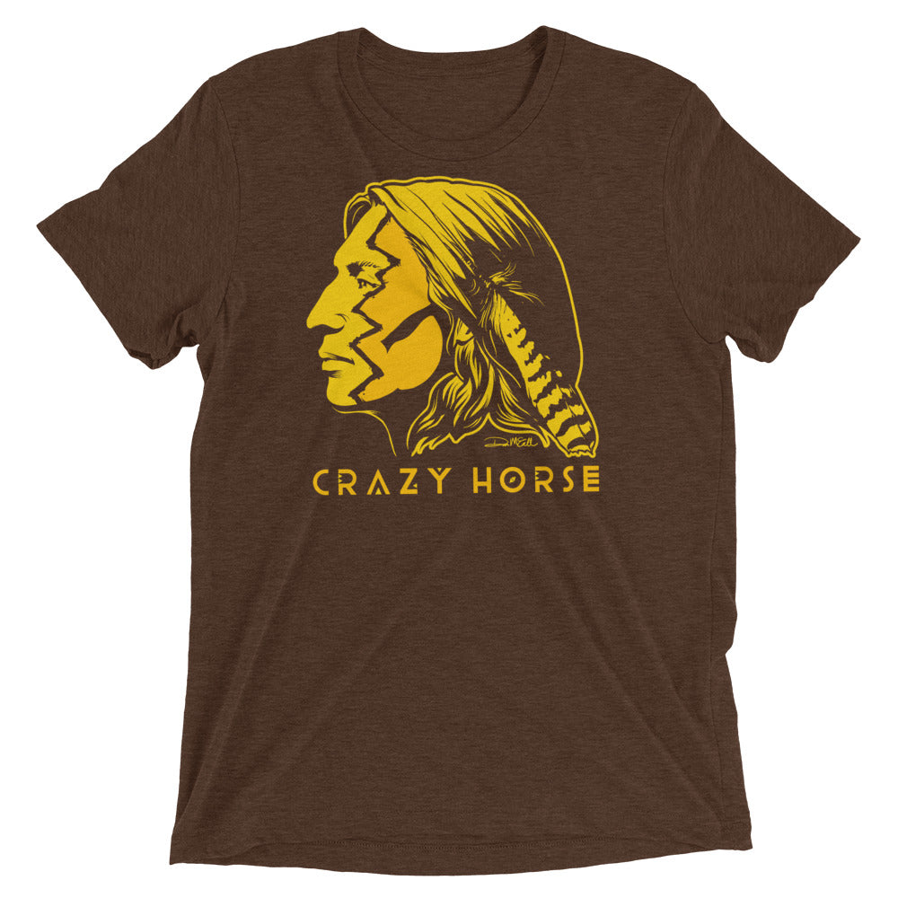 Crazy Horse War Paint Tri-Blend Graphic T-Shirt