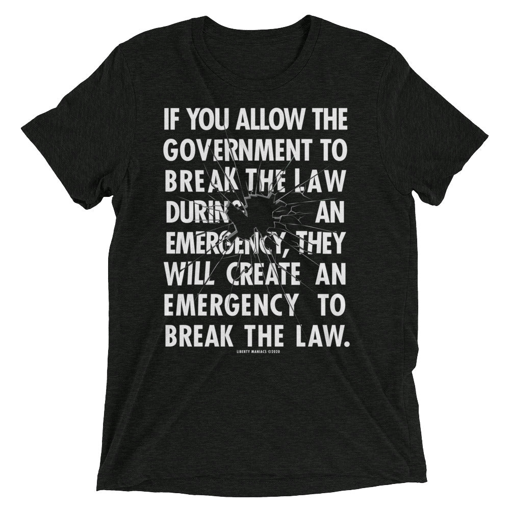 Government Emergency Tri-Blend Unisex T-Shirt