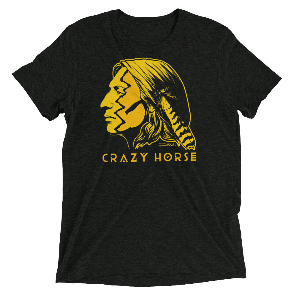 Crazy Horse War Paint Tri-Blend Graphic T-Shirt