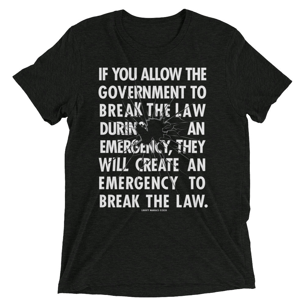 Government Emergency Tri-Blend T-Shirt